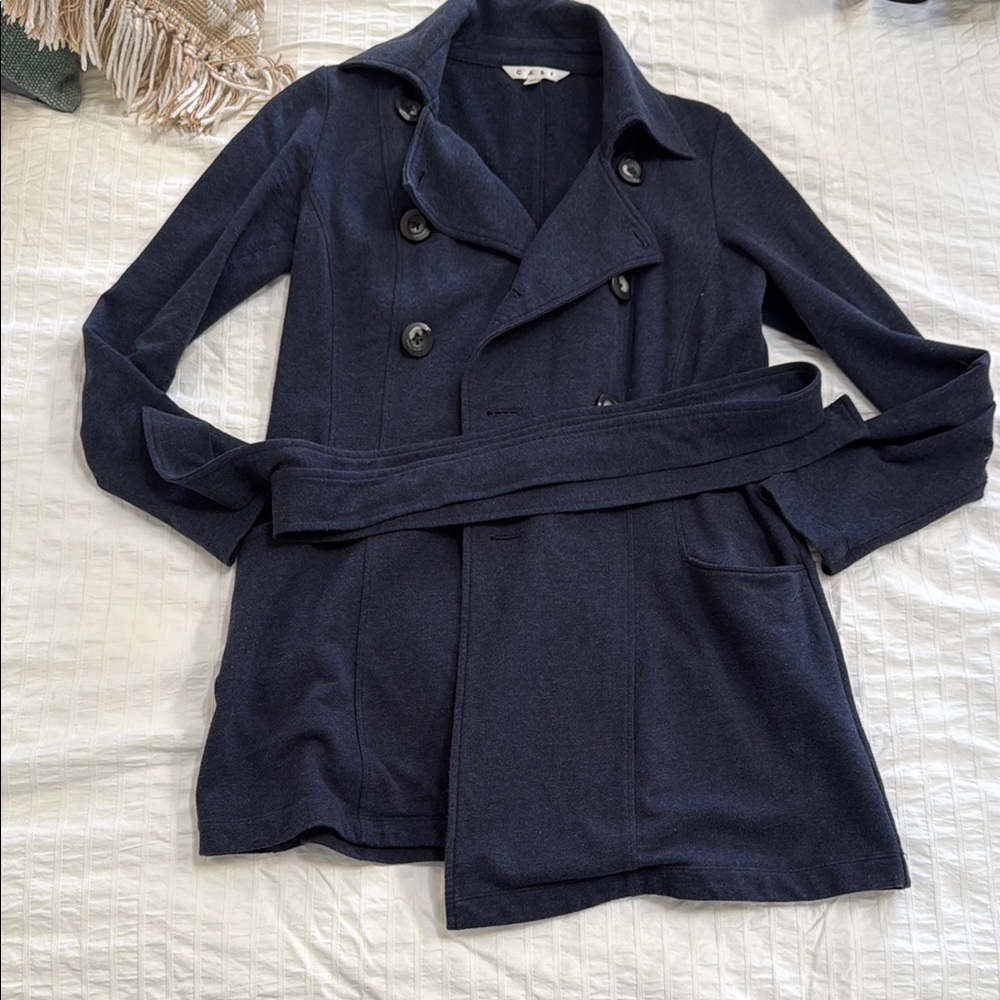 CAbi Blue Trench Coat
